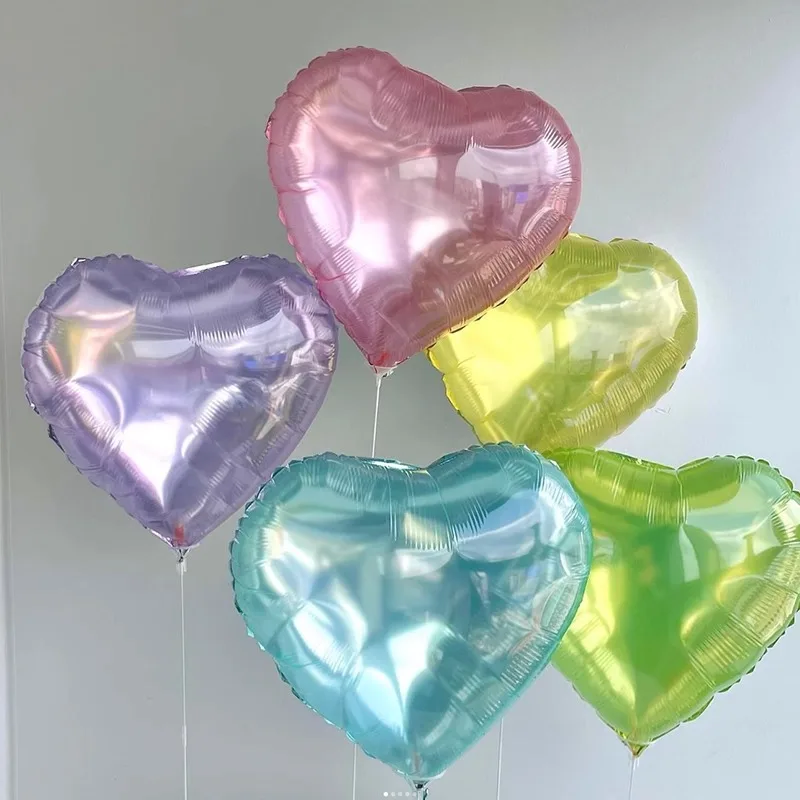 10pcs Love Balloon Birthday Decor Candy Aluminum Film Balloons Valentine's Day Balloons Decoration Wedding Party Supplies