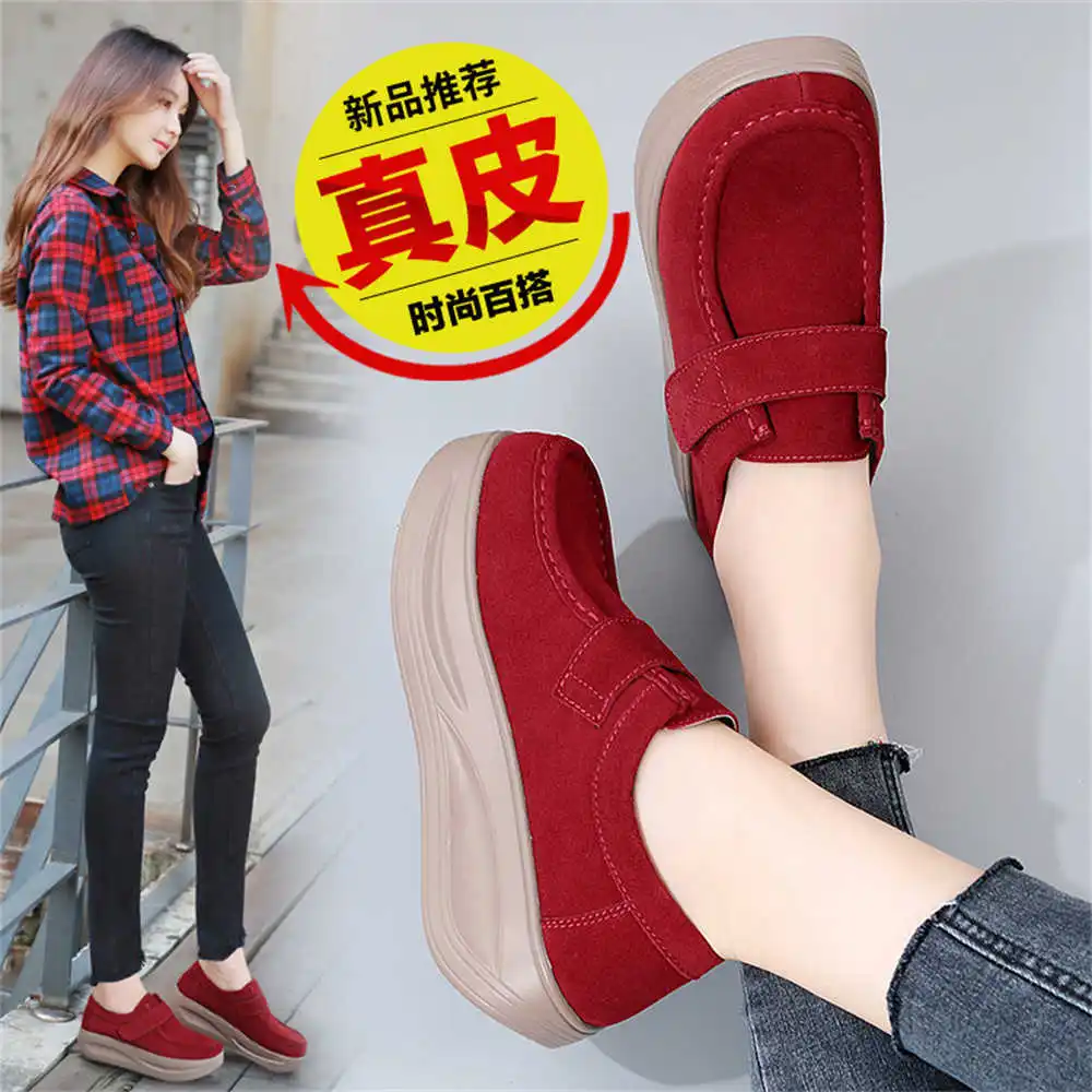 Without Lacing Platformed Women Shoes Summer Vulcanize Red Boots For Womans Autumn Sneakers For Women Sport Sapatenis