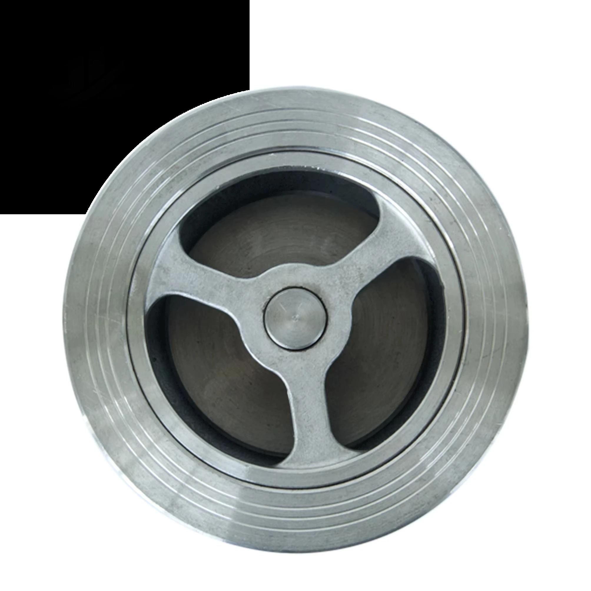 CF8 Stainless Steel Rounded Dual Clamp Wafer Check Valve Supply For Petroleum