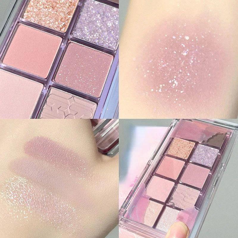 Paleta de sombras de dez cores peroladas foscas finas brilhantes tons de terra iniciante diariamente paleta de sombras nude maqu