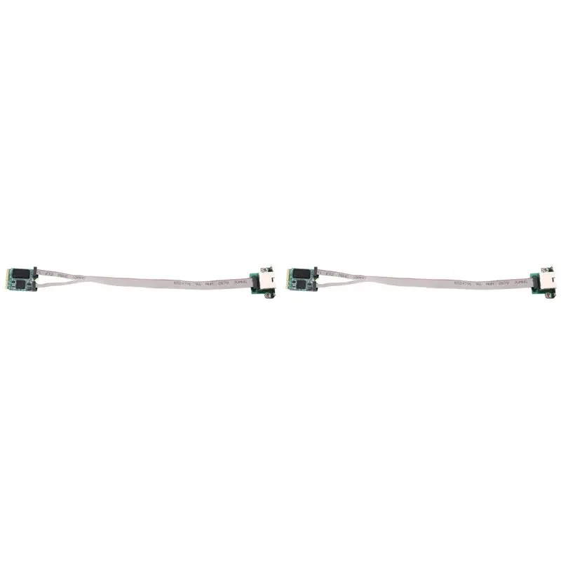 2X M.2 A+E KEY 5Gbps Gigabit Ethernet Network Card RJ45 Port RTL8126 Chip Supports PXE Diskless Boot For Win10/8/7