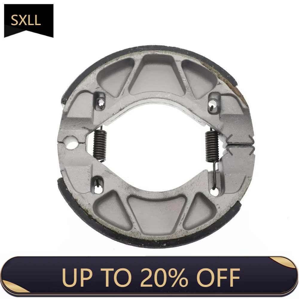 

SXLL Universal Motorcycle Brake Shoe Block Brake Pad Electric Motorcycle Scooter for Y535 YBR125 YS125 YBR250 HONLEY HD1 125