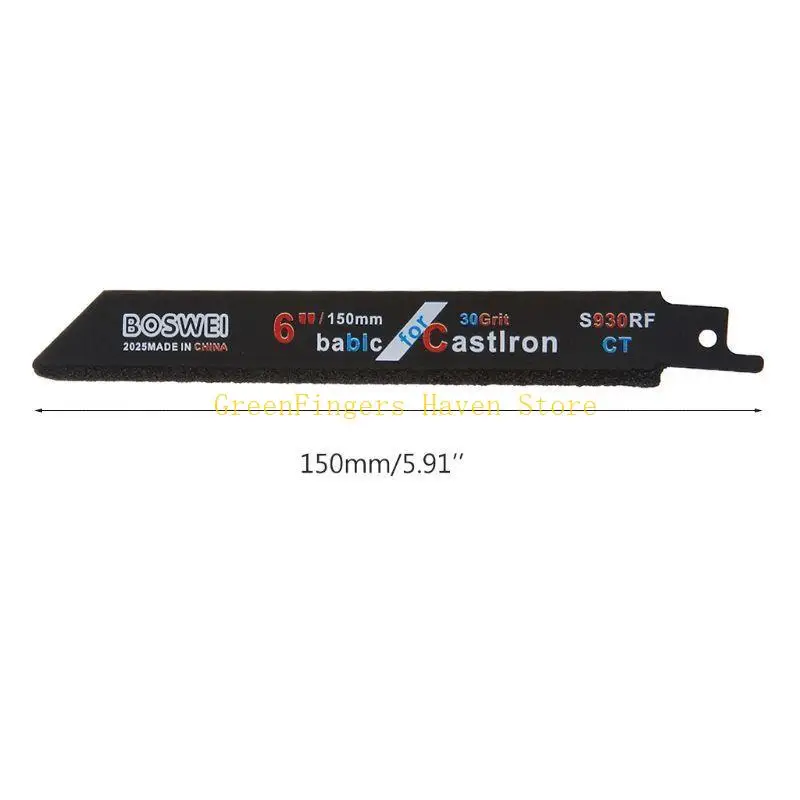 F68d 2pcs 150mm 6 شفرة المنشار لقطع الحديد الزهر للسيراميك S930