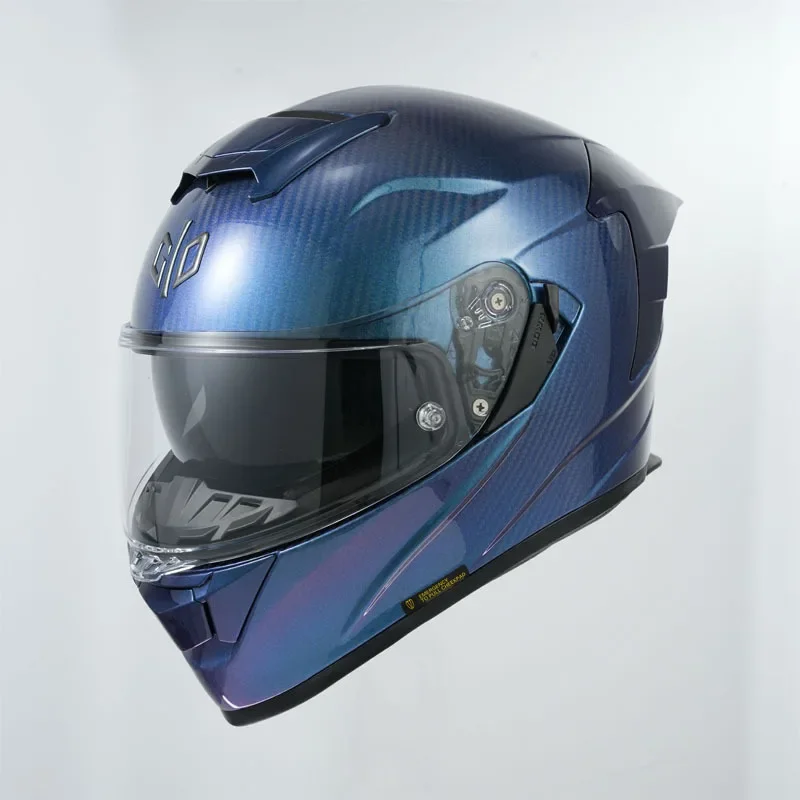 936 Men's Racing Motorcycle Helmet with Dual Visors, All-Winter Track Shell, Universal for All Seasons and New Conditions