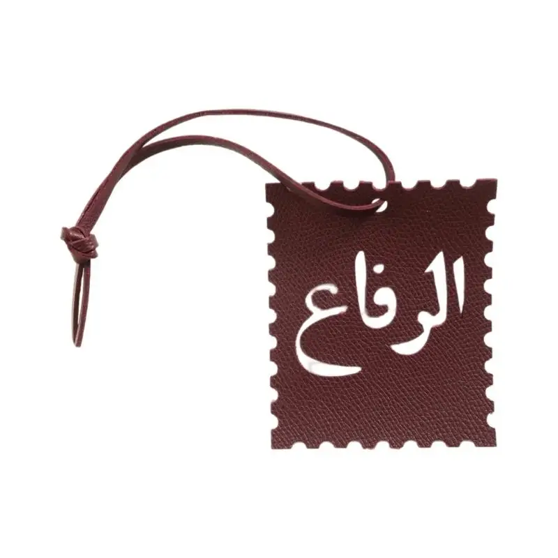 A52E Practical PU Leather Keychain Pendant Featuring Sturdy Construction for Attachment to Keys Bags and Suitcases with Standard