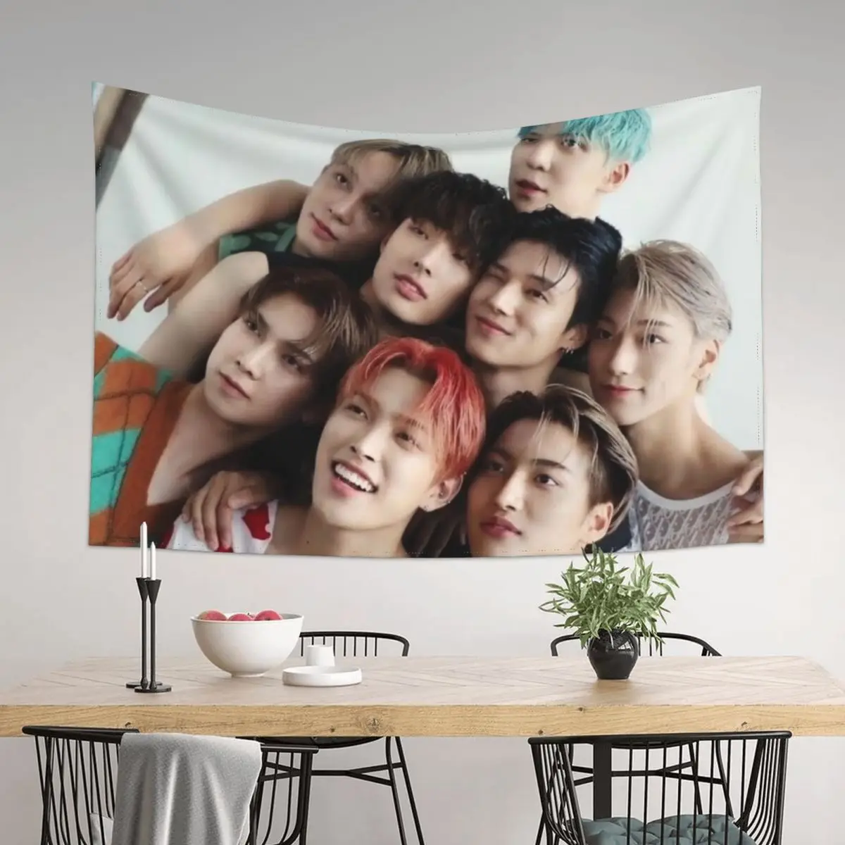 

Ateez Tapestry Room Decor For Girls Wall Decoration Items Room Decorating Aesthetic Tapestry