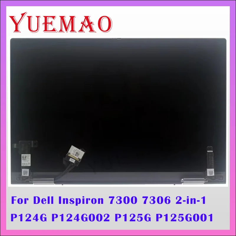 Imagem -04 - Substituição do Painel do Lcd para Dell Conjunto Completo Dell Inspiron 7300 7306 em P124g P124g002 P125g P125g001 4k 3840x2160 Novo