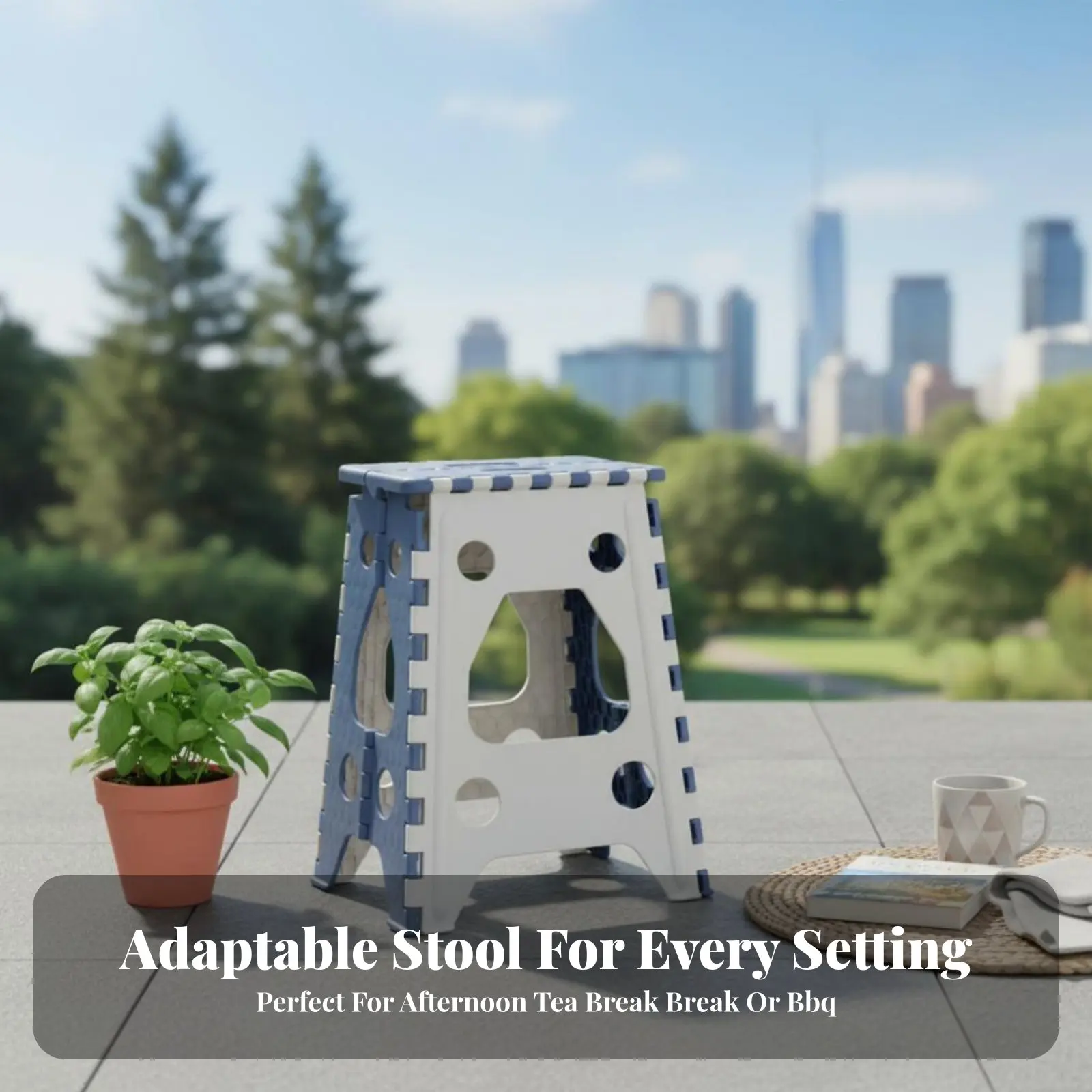 

Складной пластиковый стул с удобной ручкой, компактным складным основанием, тонким корпусом, прочный, для хранения, подходит для детей, дома, улицы.