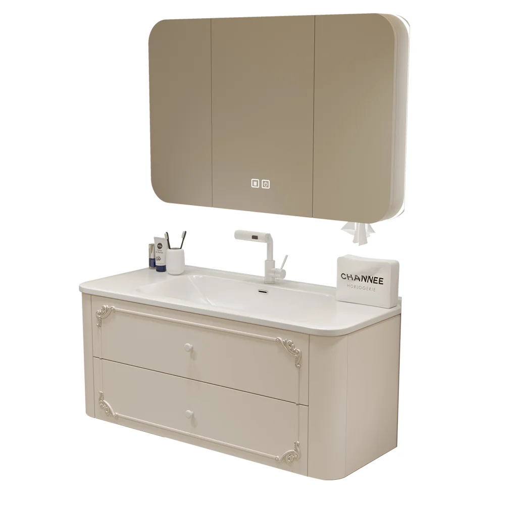 2025 Modern Bathroom Vanity Elegant High End Bathroom Vanity Vanity Cabinet Slim Bathroom Storage Cabinet