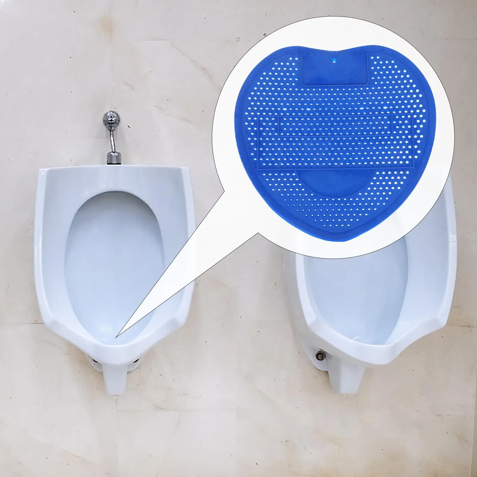 

2pcs R om Color Urinal Deodorizing Tablets Anti splash Strainer Mats for Toilet Bathroom Odor Control Plastic Pad