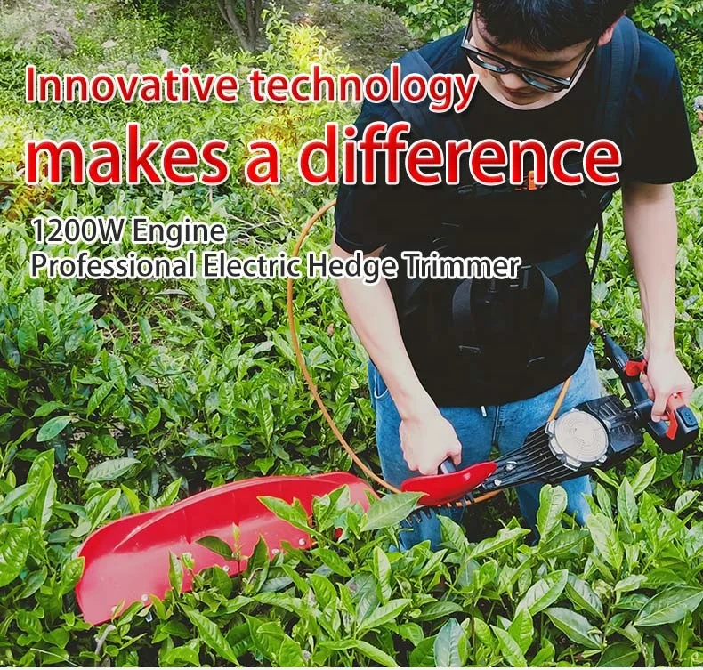 Portable Hedge Trimmers Cordless High Performance Garden Tools Grass Shear Electric Power Hedge Trimmer