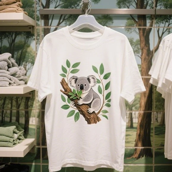 

2025 Australian Logo Latest Popular Elements Style Series Fashion Street Loose Men's and Women's T-shirts