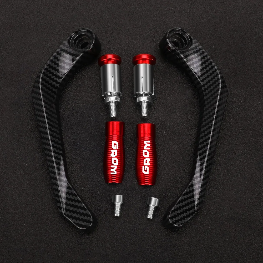 

For HONDA MSX125 GROM MSX 125 ALL YEARS Motorcycle Accessories CNC Handlebar Grips Brake Clutch Levers Guard Protector Handguard