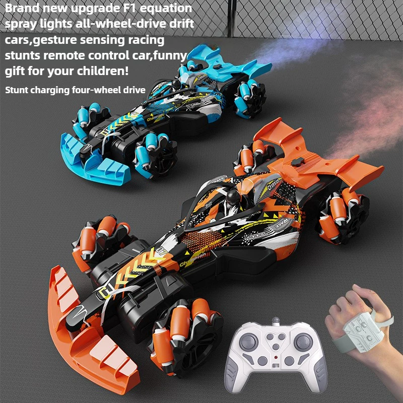 

Cool Stuff Toy Car Funny Gift-Kawaii F1 Formula Fart Spray Rc Cars,Gesture Sensing Rc Drift Car,Remote Control Car,Toys for Boys