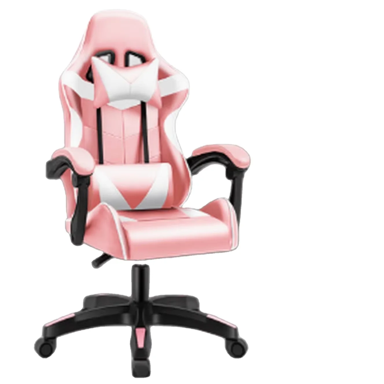 High Back PU Leather Gaming Chair OEM Manufacturer Factory Price Ergonomic Office Chair with Lumbar