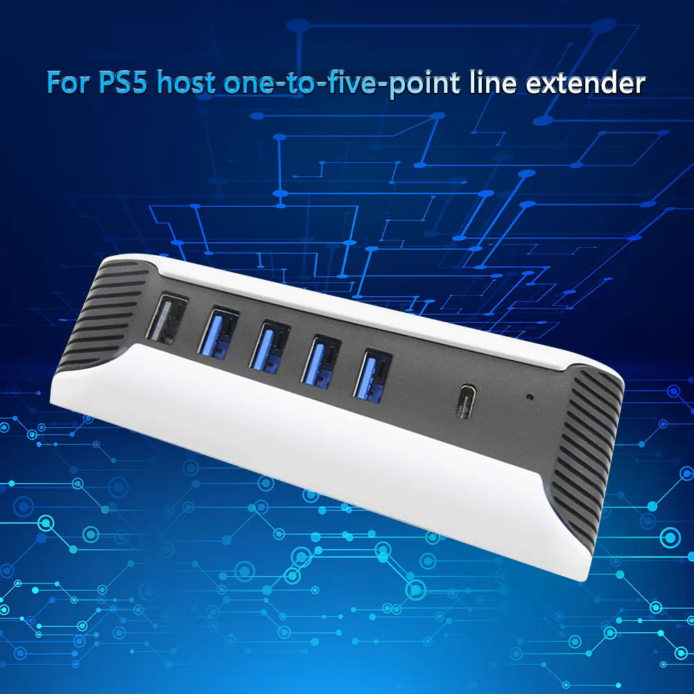 

Expander Adapter Digital Edition Console Import USB Hub USB3.0 Splitter Expander Adapter 1 to 5 Multi Ports for PS5