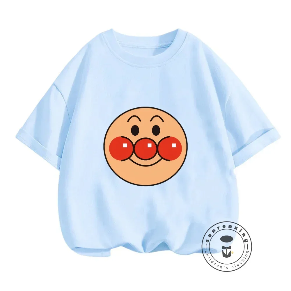 Cute Anpanman T-shirts Featuring Soft Fabric and Japanese Style Kawaii Summer Fashion for Boys and Girls on a Budget Hot Sellers