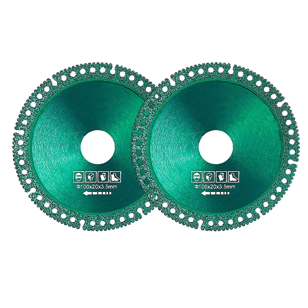 

Композитное многофункциональное режущее полотно, 2 шт., для плитки, каменной пластины, металла, мрамора, листового режущего диска для угловой шлифовальной машины