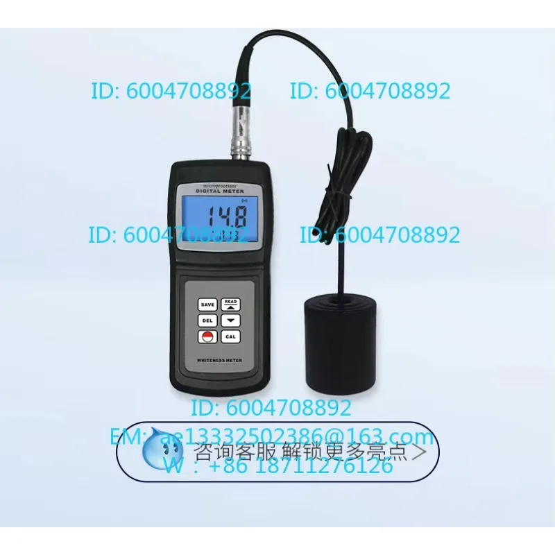 Portable Fluorescent Whiteness Tester for Ceramic Paper Lime Flour - Accurate Quality Inspection Tool