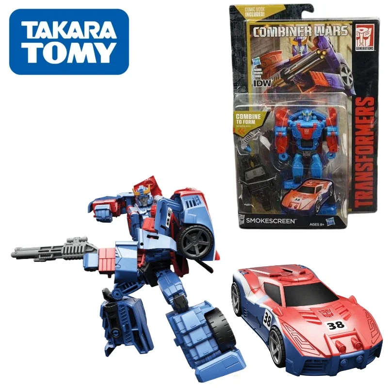 In Stock Takara Tomy Transformers G Series CW Class D Smoke Screen Robot Anime Action Model Toys Gift