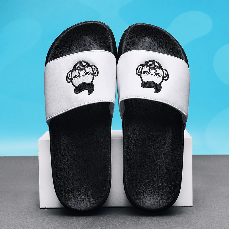 Pantofole da uomo estive Scarpe da spiaggia antiscivolo casual per interni ed esterni per donna Scarpe da casa traspiranti di grandi dimensioni 39-44