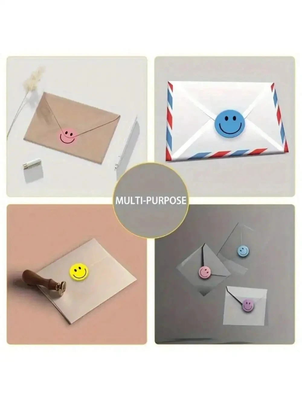 500 قطعة من الملصقات الورقية ذات الوجه المبتسم، ملصقات قرطاسية مستديرة، مناسبة للمعلمين، الآباء، الفصول الدراسية، مكافآت التعلم، هدية