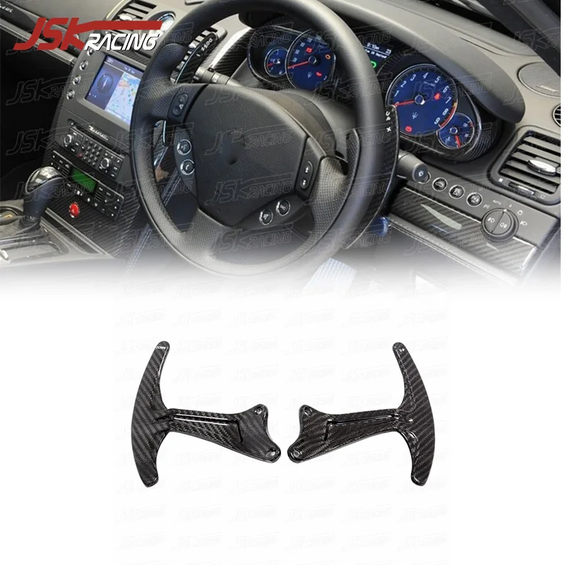 

Накладки на подрулевые лепестки из сухого карбона для Maserati Granturismo Grancabrio GT GC GTS 2007-2012, модифицированные, улучшенные, для интерьера