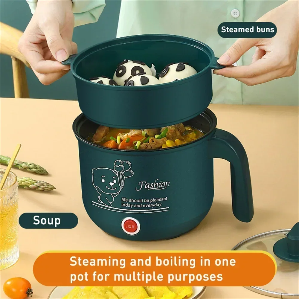 Electric Cooking Machine Household 1-2 People Hot Pot Single/Double Layer Mini Multifunction Electric Rice Cooker for Home