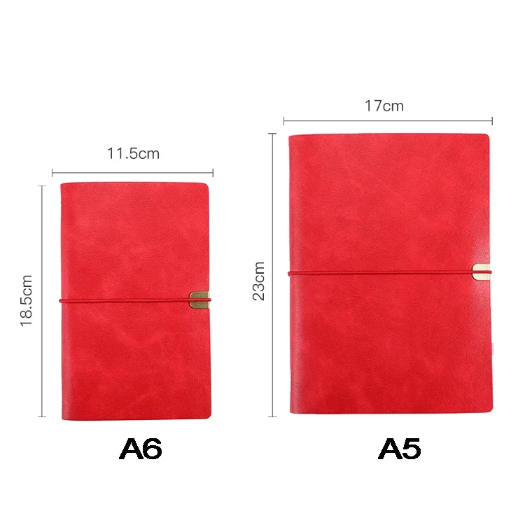 Imagem -02 - Caderno Espiral do Couro do Falso Capa Macia do Livro da Nota Diário do Curso Planejador do Diário Pasta do Anel Escritório Escola Escola Presente a5 a6 2023
