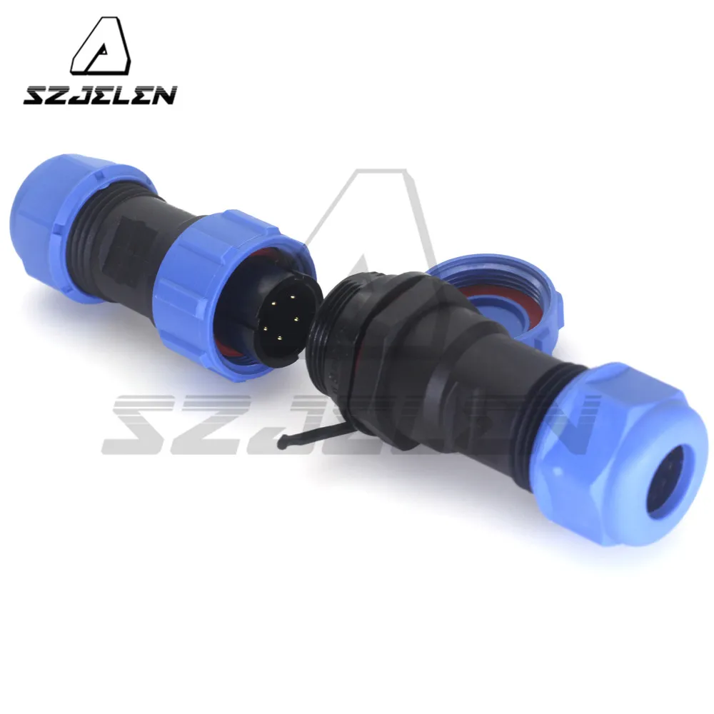 SP17 Connector 5-Pin Waterproof IP68 Docking Plug And Socket, Communication Cable CNC Lathe Power Line