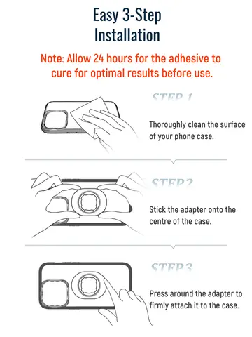 Låsbar designmonteringsadapter, klistermärkeslapp för fyrhjulingsstyre för moto/bil/cykel/MTB/motorcykel/skoter, telefonhållare 10 best sales Quad Lock-fäste - №4