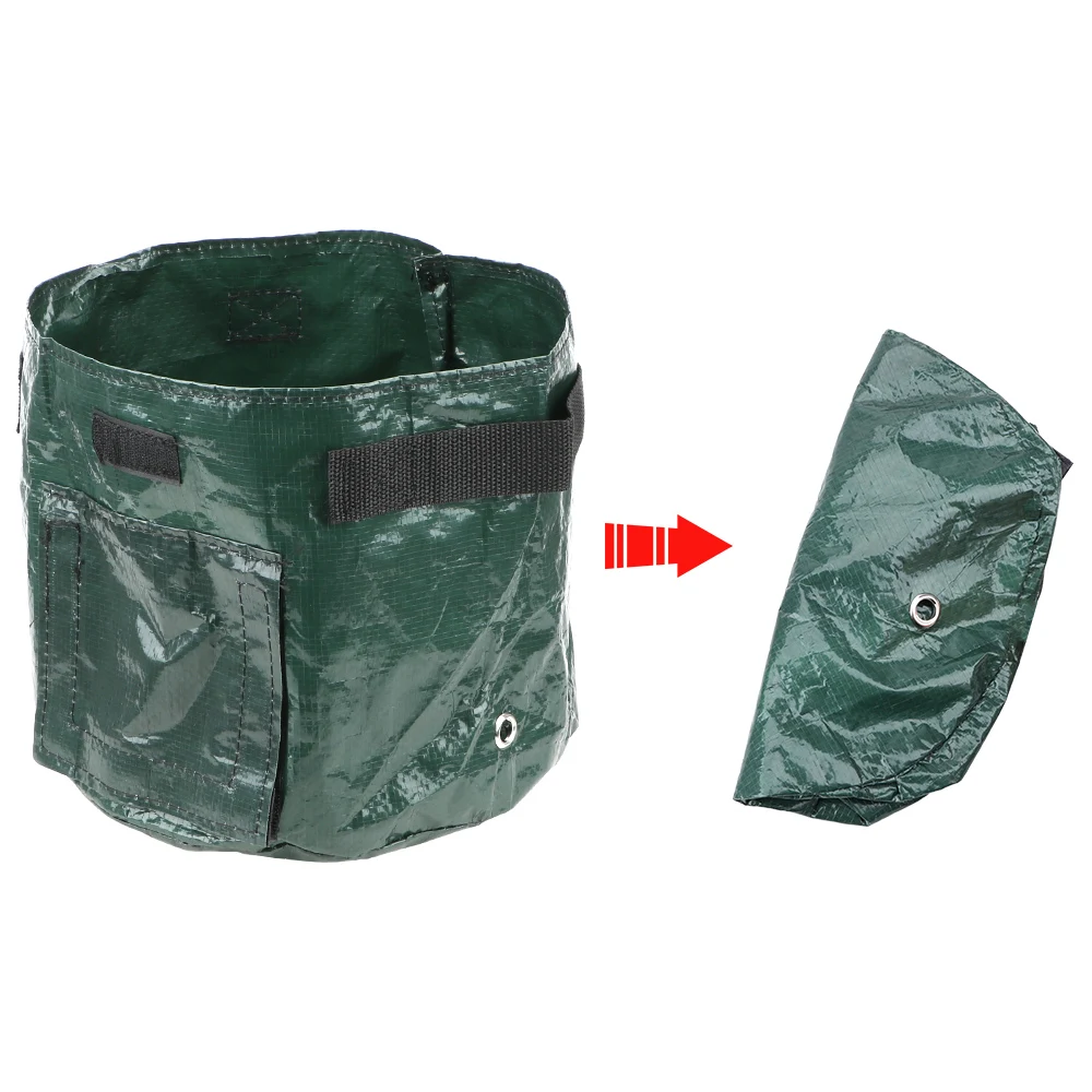 Forniture da giardino borsa per contenitori per piante borsa per coltivazione di piante vegetali 1 pz fai da te fioriera per coltivazione di patate panno in PE addensare vaso da giardino