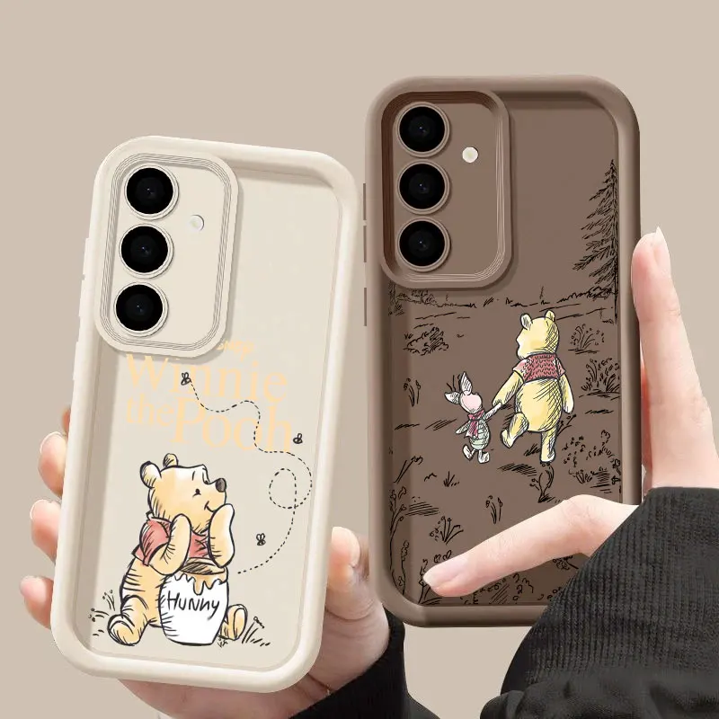 Disney Winnie The Pooh Bear S26 Case For Samsung Galaxy S26 S25 S24 S22 S23 Ultra S21 Plus S20 S25 FE Protection Soft Cover
