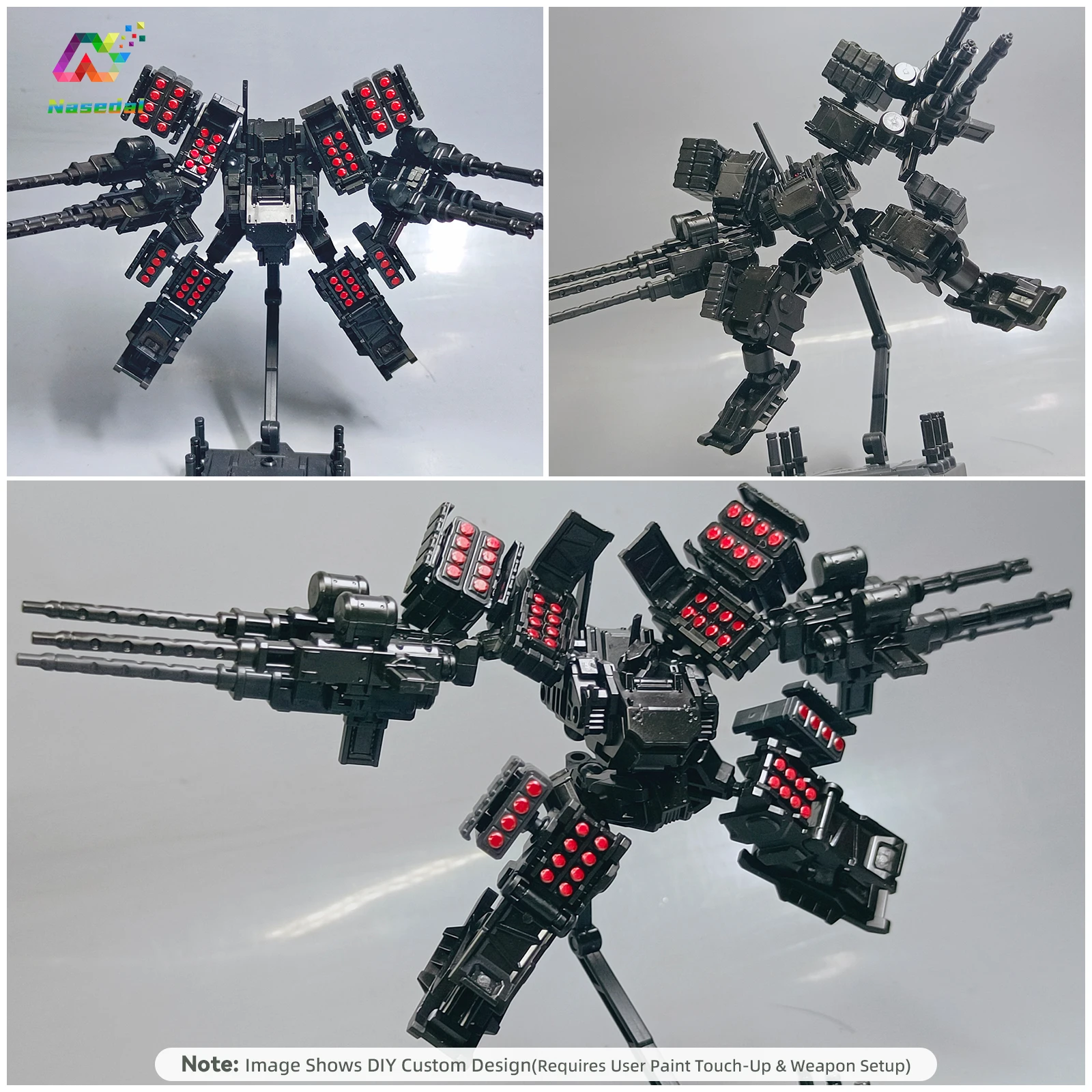 

3PCS/Box SHEIK MAINLAND MUFS-S5 New Launch 3MIN PROJECT 1/60 Mecha Assembly Model Kit Model Toy Collection