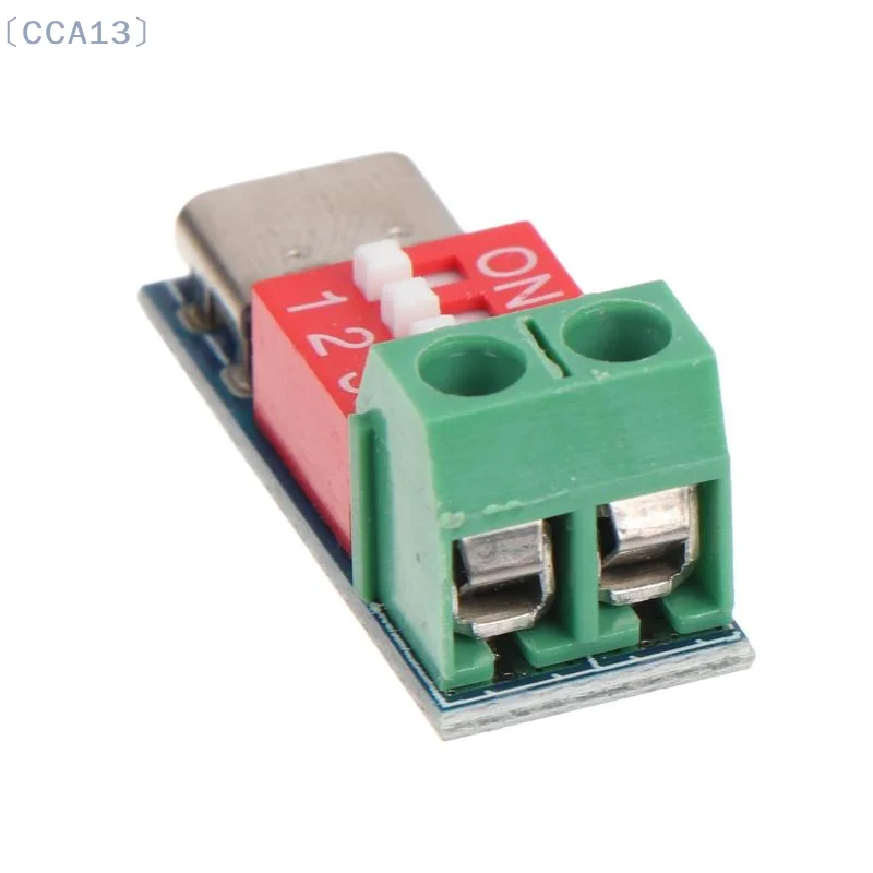〔CCA13〕PD Trigger Module 5V-20V Adjustable DIP Switch Charger Tester DIY Repair Module