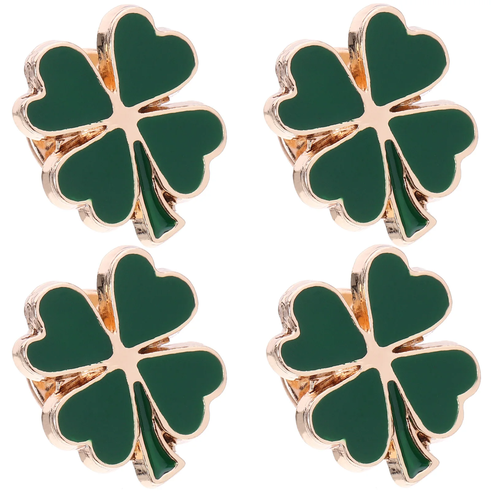 4 قطع دبوس بروش رائع على الطراز العتيق زينة عيد القديس باتريك للملابس والقبعات والأحذية