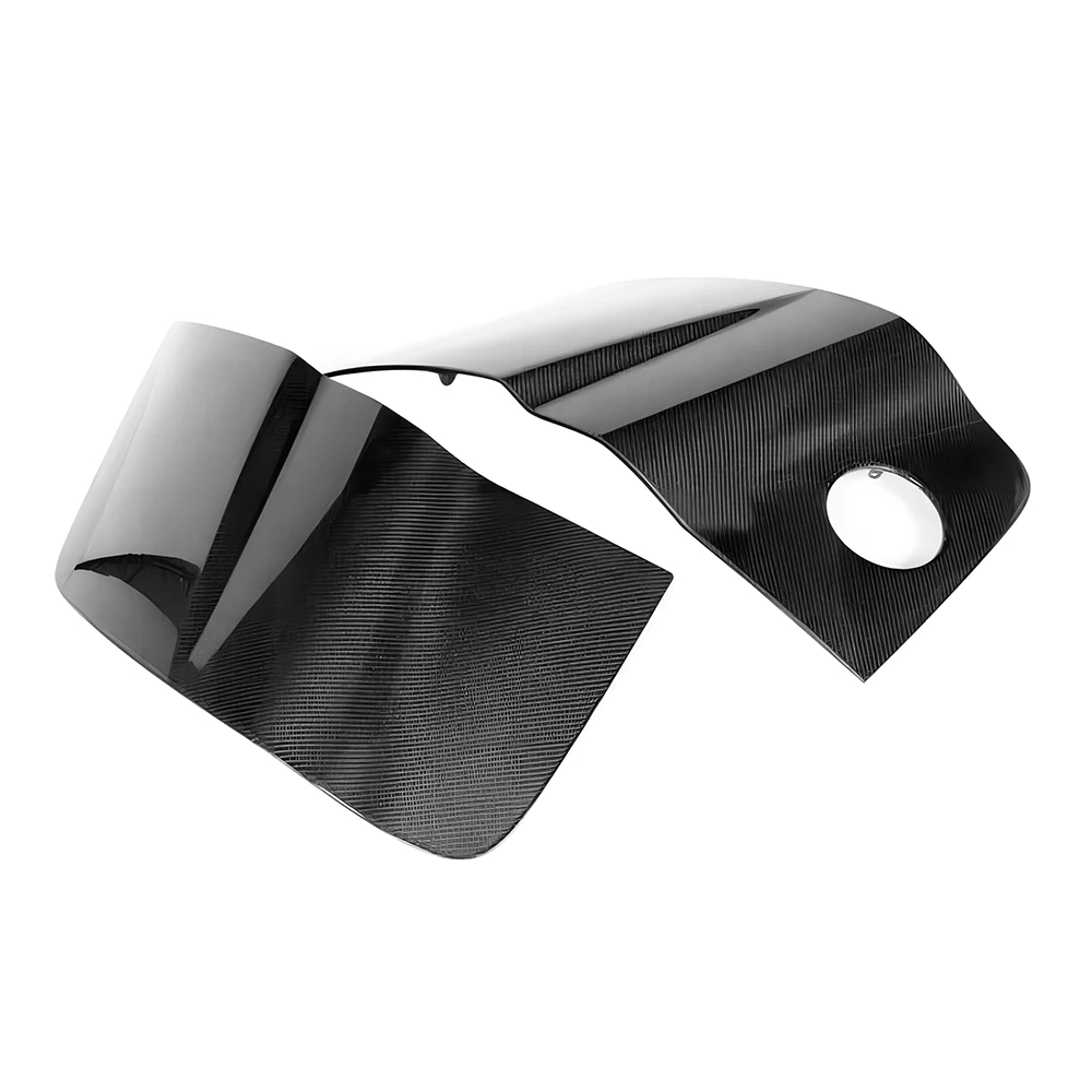 Carbon Fiber Side Door Fender Panel Blade Trim Cover For Audi 08-15 R8 V8 V10 Coupe 2Dr