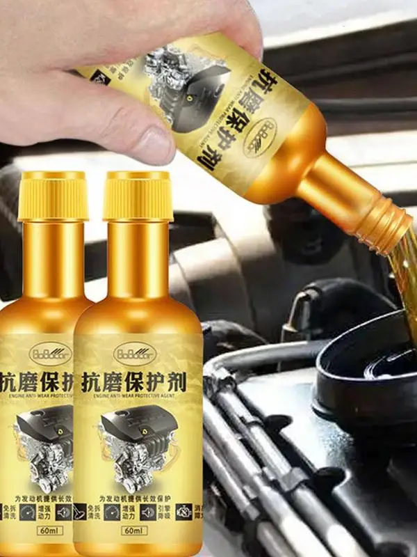 Aceite de Motor protector con aditivo de restauración, agente antidesgaste, suministros de lavado de coche para restauración de Motor, 2,02 oz