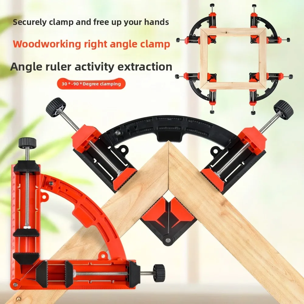 

Multi Angle Woodwork Corner Clamp Adjustable Fixing Jaws for DIY Carpentry and Joinery Projects