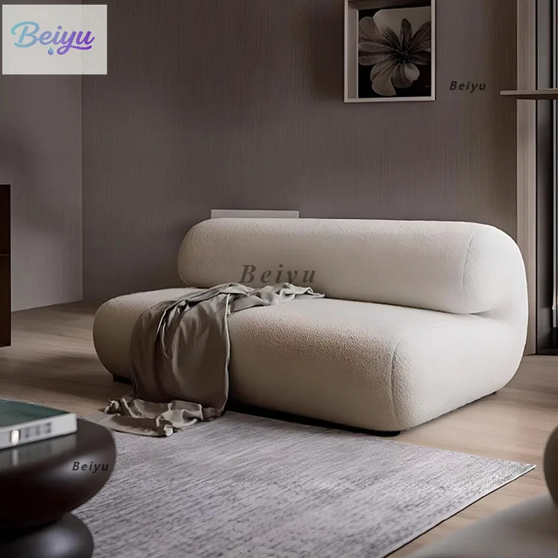 

Гостиная во французском средневековом стиле, маленькая квартира, прямой рядный диван B & B, салон красоты, диван из овечьей шерсти