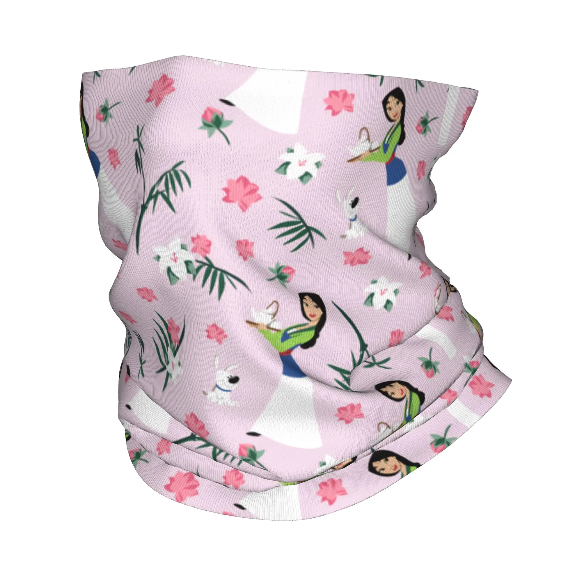 

Индивидуальный зимний многофункциональный шарф-бандана/гейтер с принтом Принцессы Мулан (аниме) для мужчин и женщин, для катания на лыжах, с мультяшным рисунком, защита для лица