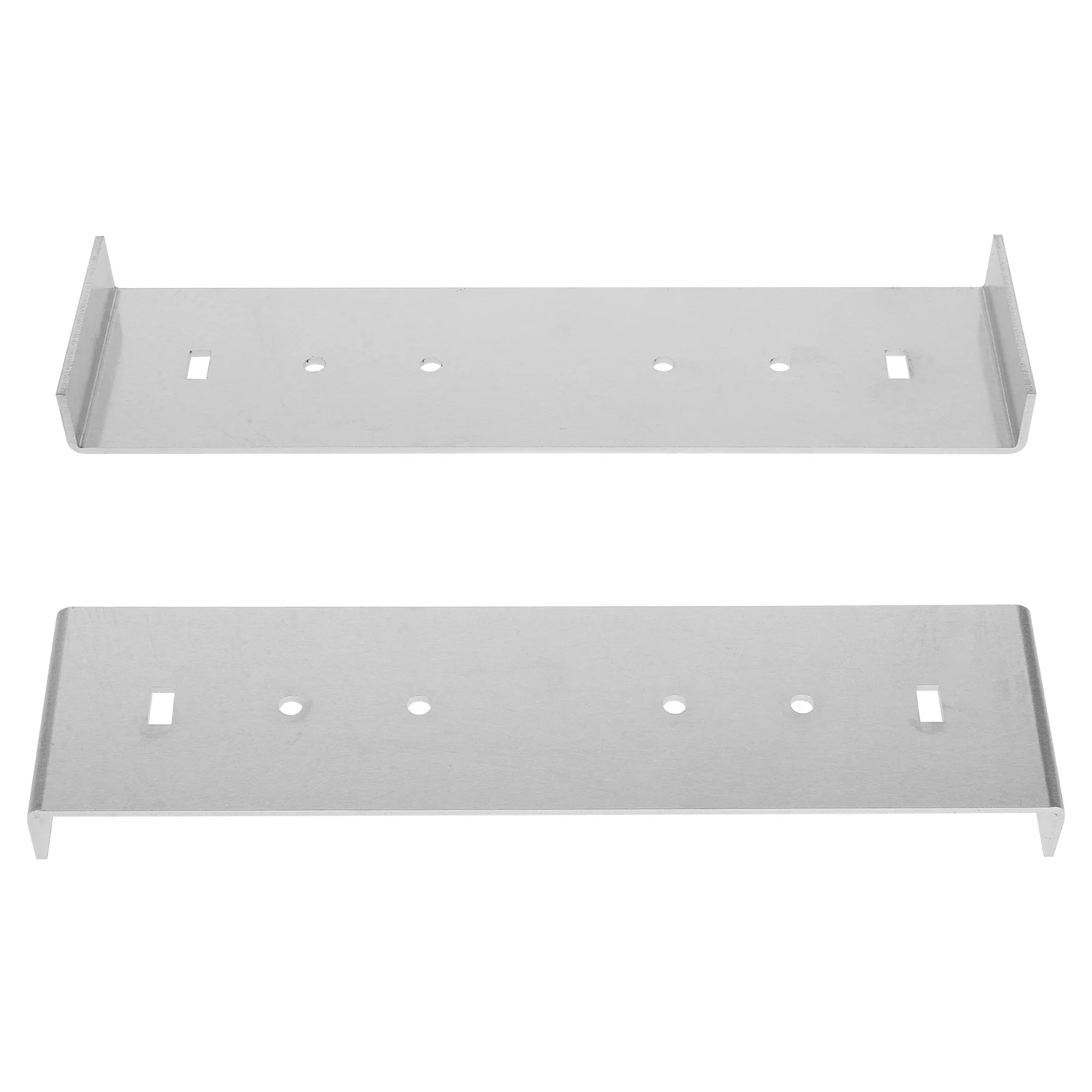 

2 шт. металлический монтажный кронштейн для почтовых ящиков для почтовых ящиков шириной пола, прочный ремонтный комплект для замены пластины, простая установка