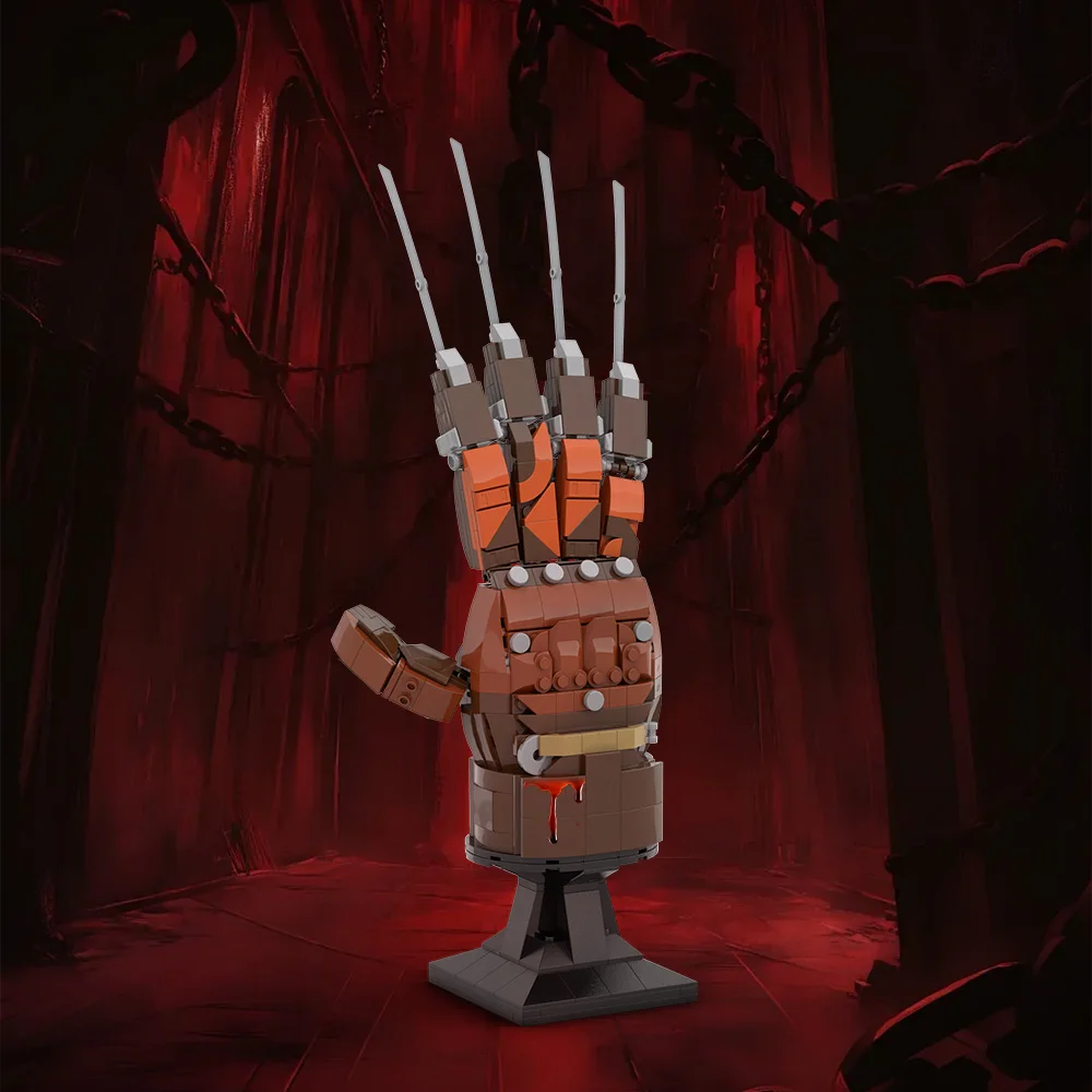 Gobricks MOC A Nightmare on Elm Street Blade guantes modelo de bloques de construcción Horror Killer Elm Street ladrillos montaje juguetes DIY regalo
