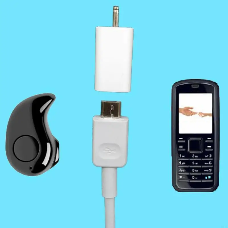 1pc Portable Micro USB Female To for DC 2mm Male Adapter Cable Compatible For Nokia