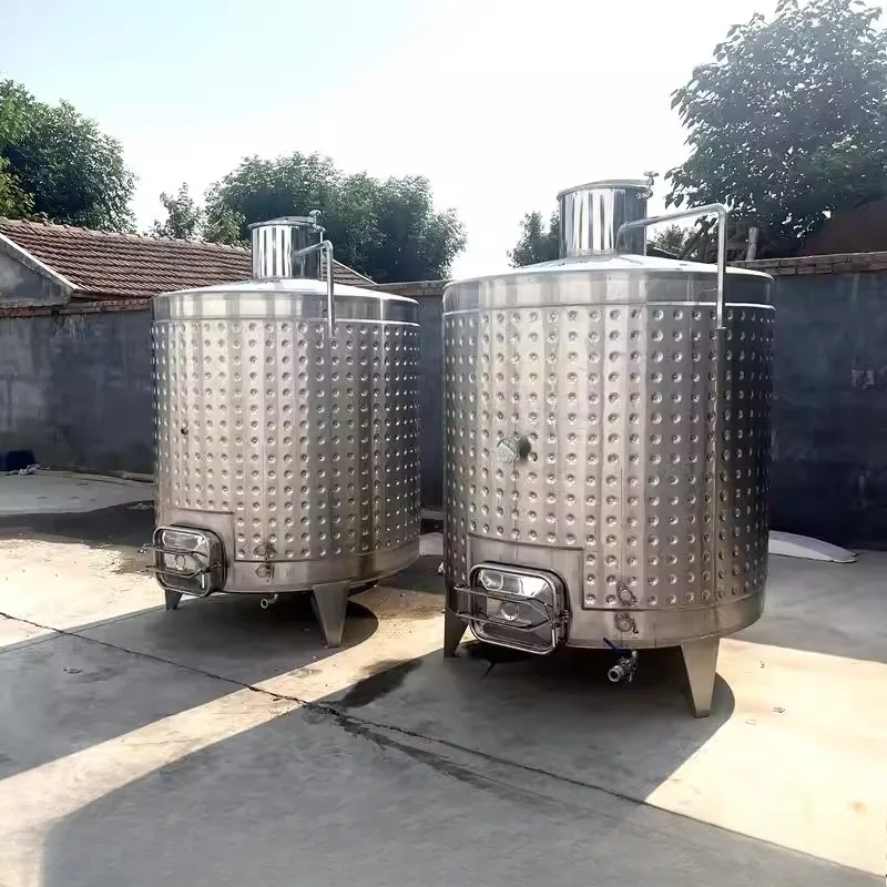 Stainless Steel Miller Plate Leaven Tank, Constant Temperature Leaven Preparation for Wine Production, Refrigerant Storage