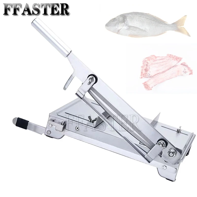 Stainless Steel Frozen Meat Slicer, Bone Cutting Knife, Minced Lamb Slicer Machine Multi-fuction Frozen Chicken Duck Fish Cutter