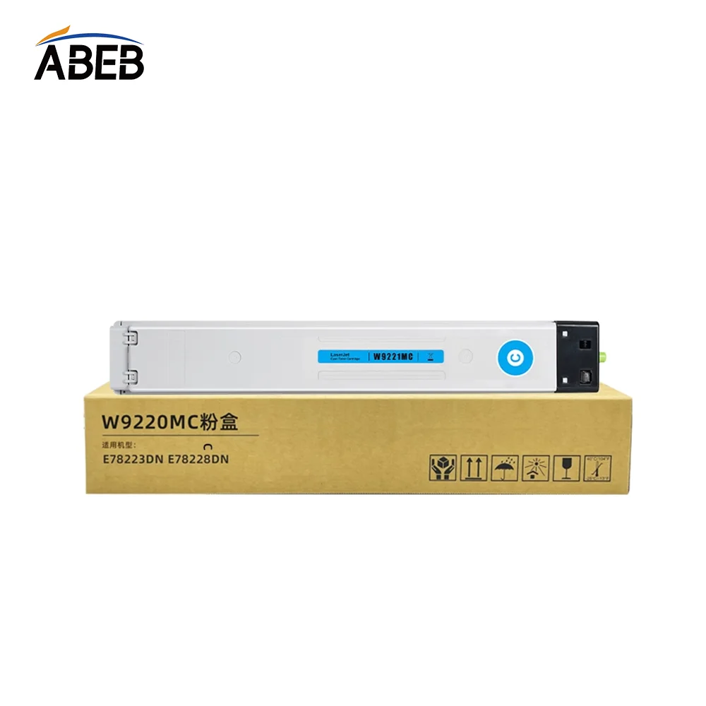 خرطوشة حبر W9220MC W9221MC W9222MC W9223MC متوافقة مع حبر HP المدارة MFP E78228dn E78223dn E78223 E78228 عالي الجودة