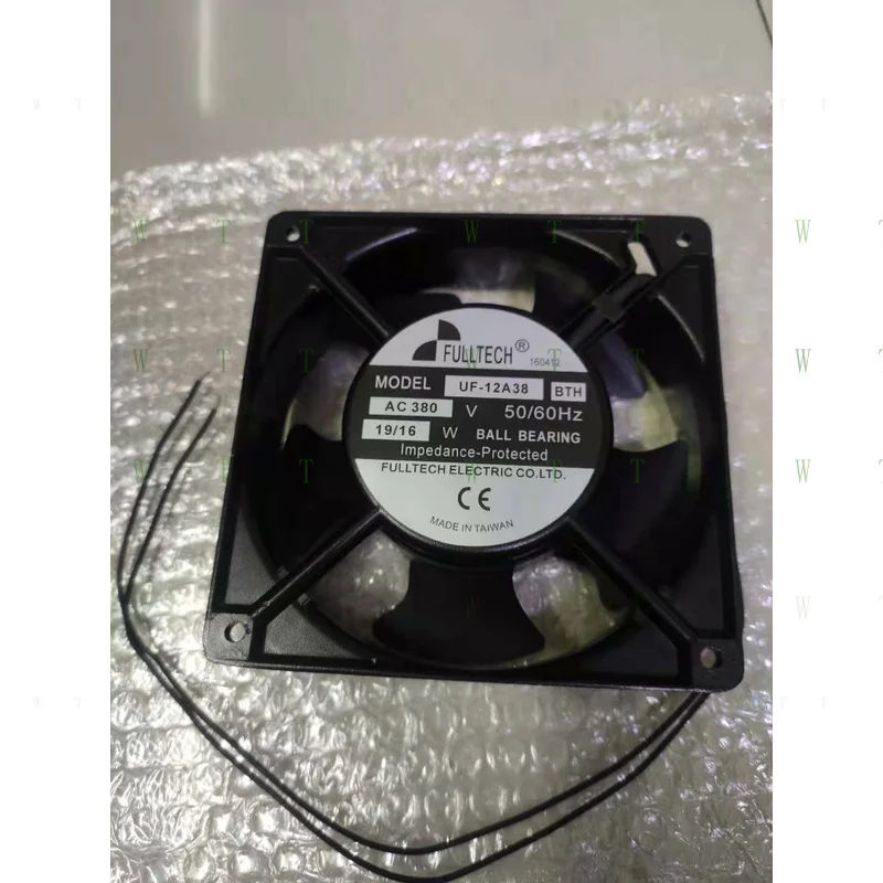 

H 1 PCS FULLTECH Fan UF12A38 BTH AC 380V 19/16W 12CM 12038 2 wire
