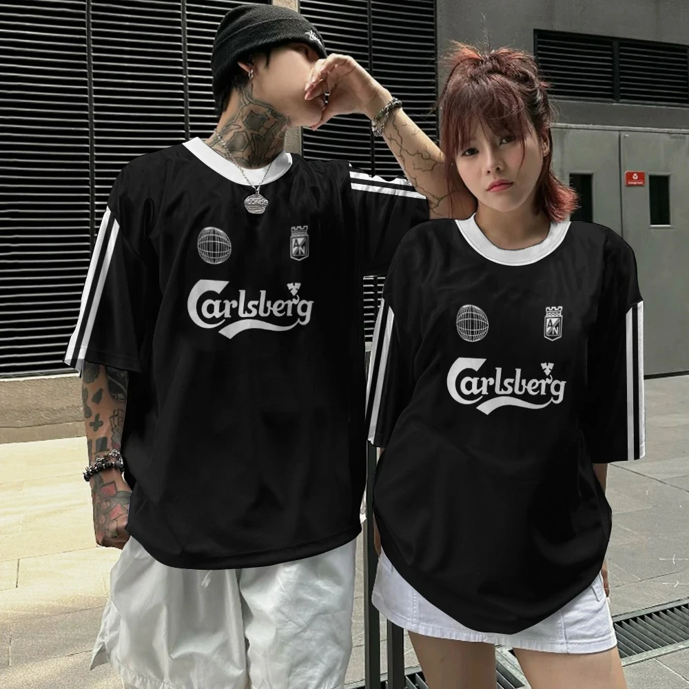 Hot Selling Men's T-shirts 3D Printed Fashionable Oversized Couple Jerseys Short Sleeved Loose Fitting Men's Clothing Top