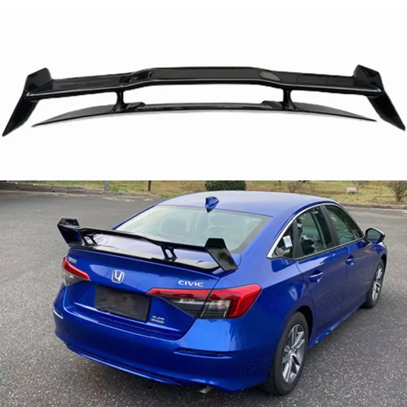 

Для Honda Civic 11-го поколения 2022 года: модифицированный двойной спойлер, новый для Civic 11-го поколения 2022 года.